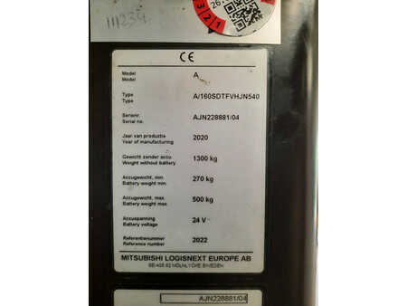 Ledstaplare gå 2020  Unicarriers 160SDTFVH540AJN (6)