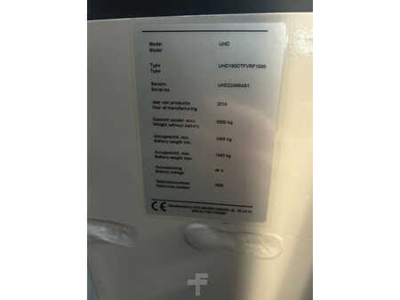 Työntömastotrukki 2019  Unicarriers UHD160DTFVRF1080 (4)