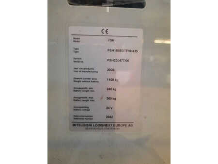 Magasemelésű béka 2020  Unicarriers PSH160 (6)