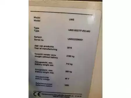 Skyvemast  Unicarriers 160DTFVRC480UMS (6)