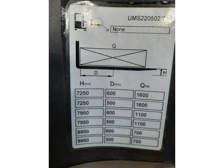 Schubmaststapler 2018  Unicarriers 160DTFVRF895UMS (7)