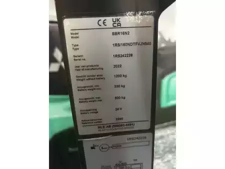 Stacker de condutor em pé 2022 Mitsubishi SBR 16 N2 (5)