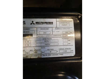 Carrelli elettrici 4 ruote 2023  Mitsubishi FB20N2T (6)