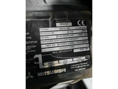 Diesel Forklifts 2022  Mitsubishi FD35N3 (6)