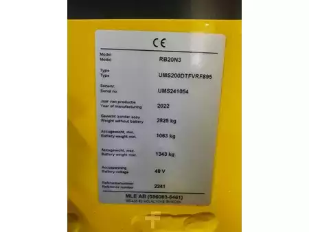 Skyvemast  Unicarriers RB20N3 (6)