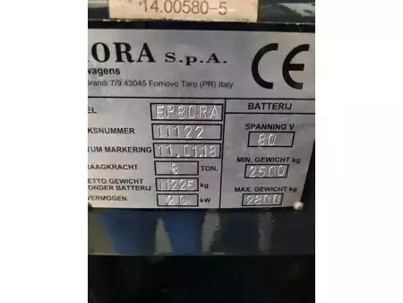 Elektro čtyřkolový VZV 2018  Mora EP80RA (8)