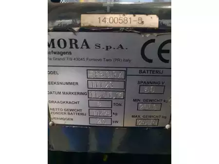 Elektro čtyřkolový VZV 2018  Mora EP80RA (9)