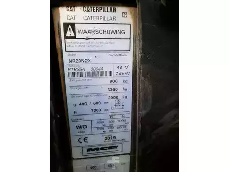 Rækketruck 2019  CAT Lift Trucks NR20N2X (7)