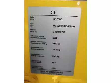 Retráctil 2022  Mitsubishi RB20N3 (5)