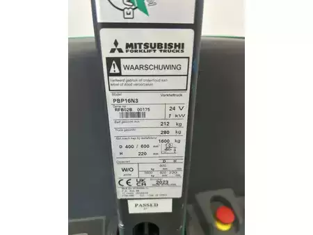 Handhubwagen 2023  Mitsubishi PBP 16 N3 (5)