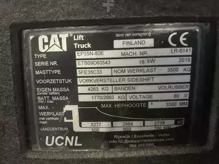 Elektro čtyřkolový VZV 2019  CAT Lift Trucks EP35N-80E (6)