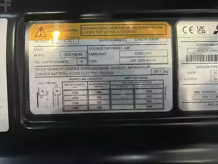 Elektro tříkolové VZV 2026  Mitsubishi FB18CN2T (8)