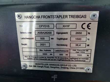 HC (Hangcha) CPYD15-XH1F LPG-forklift