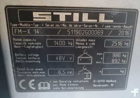 Still FM-X14 Schubmaststapler