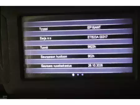 Elektromos 3 kerekű 2020  CAT Lift Trucks EP16ANT (10)