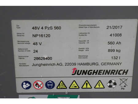 Työntömastotrukki 2007  Jungheinrich ETVC16 (8)