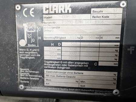 Diesel heftrucks 1997  Clark CDP30 (3)