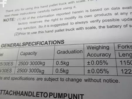 Wózki niskiego podnoszenia 2023  Pramac OSAKA HPT 2500 (7)