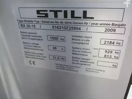 Carrelli elettrici 3 ruote 2009  Still RX20-15 (13)