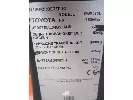 Hochhubwagen 2015  BT SWE 080L (10)