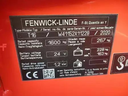 Transpallet elettrici 2020  Linde T16 (10)