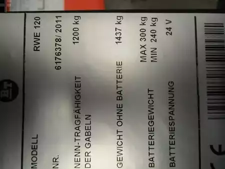 Hochhubwagen 2011  BT RWE120 (15)