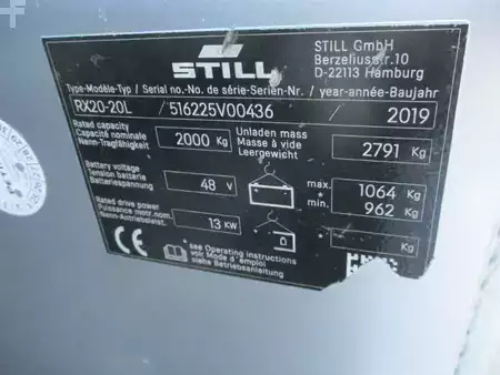 Chariots électriques à 3 roues 2019  Still RX20-20L (14)