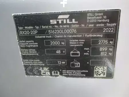 Eléctrico - 4 rodas 2022  Still RX20-20P (16)