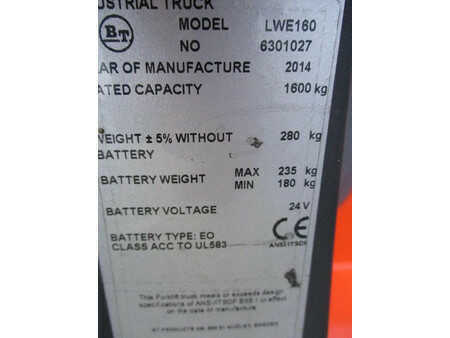 Niederhubwagen 2014  BT LWE160 (9)