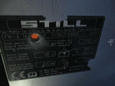 Tolóoszlopos targonca 2015  Still FM X14 (15)
