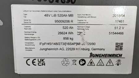 Eléctrica de 4 ruedas 2019  Jungheinrich EFG 316k Li-Ion Batterie (10) 