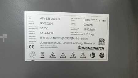 Elektro 3 Rad  Jungheinrich EFG 220 GE115-330ZZ Li-Ion Batterie (10)