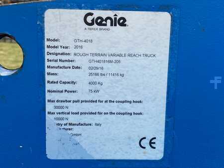 Telescopic forklift rigid 2016  Genie GTH-4018 (16)