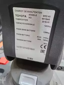 Stoccatori uomo a piedi 2018  Toyota SPE140 (8)