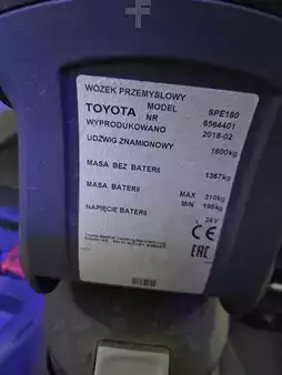 VZV s plošinou pro řidiče 2018  Toyota SPE 160 (7)