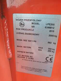 Ståstaplare 2015  BT LPE 200 (battery 2020) (7)