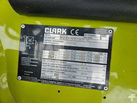 3-wiel elektrische heftrucks 2020  Clark GTX 18 (5)