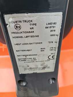Elektrische palletwagens 2016  BT LWE 160 (7)