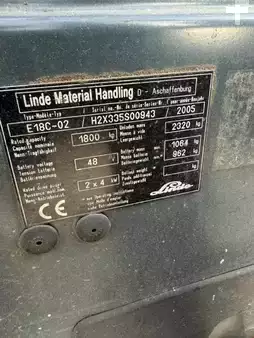 Carrelli elettrici 3 ruote 2005  Linde E18-02 (6)