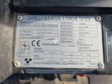 Empilhador diesel 2015  Toyota 40-8FD70N (7)