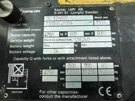 Diesel Forklifts 1995  Kalmar DC12-600 (4)