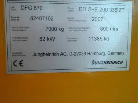 Diesel heftrucks 2007  Jungheinrich DFG670 (7)