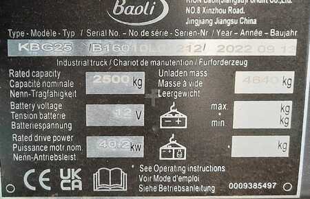 Gázüzemű targoncák 2023  Baoli KBG25+ Doosan- EU5  (6)