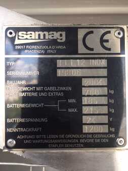 Porta-paletes elétrico 2004  Samag ELT12 INOX Edelstahl (3)