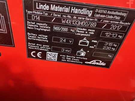 Hochhubwagen 2017  Linde D14 (5)