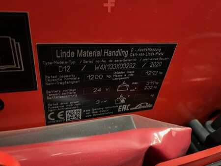 Ruční vysokozdvižný vozík 2020  Linde D12 (4)