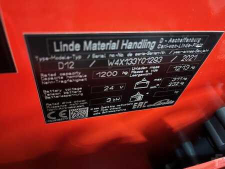 Ruční vysokozdvižný vozík 2021  Linde D12 (4)