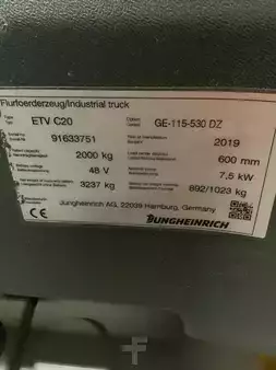 Reach Truck 2019  Jungheinrich ETVC20 530DZ Batterie neu!!! (7)