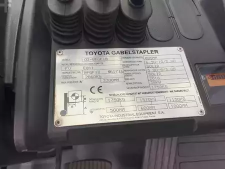 LPG Forklifts 2016  Toyota 02-8FGF18 (10)