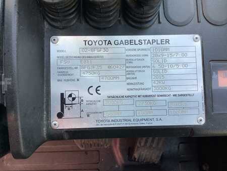 Carrello elevatore a gas 2015  Toyota 02-8FGF30 (9)